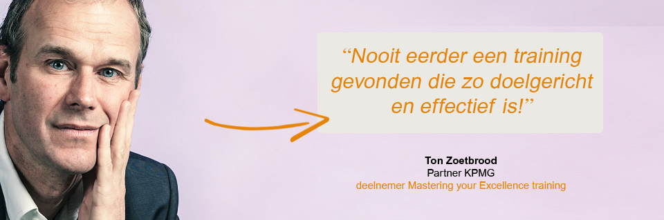 Nooit eerder een training gevonden die zo doelgericht en effectief is